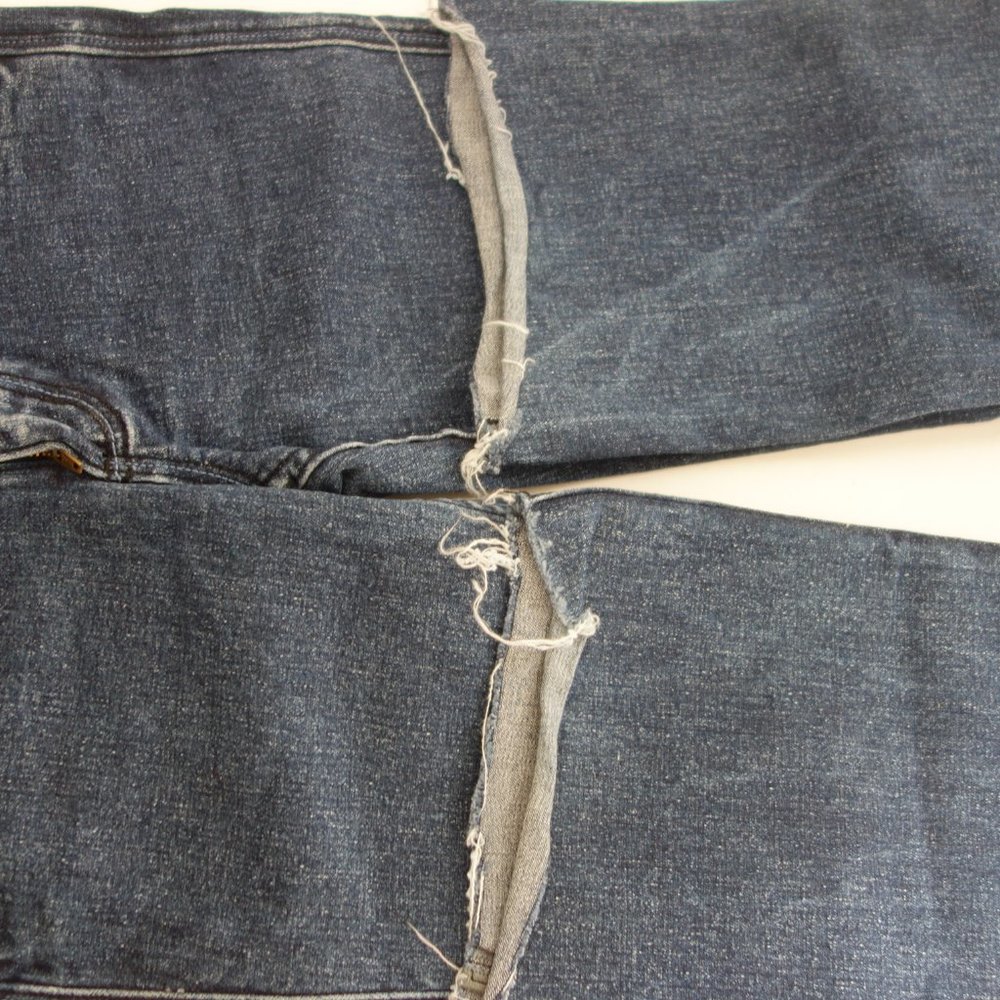 MISS VIGOSS FLARED SIZE 3/4 Women's Blue Jeans